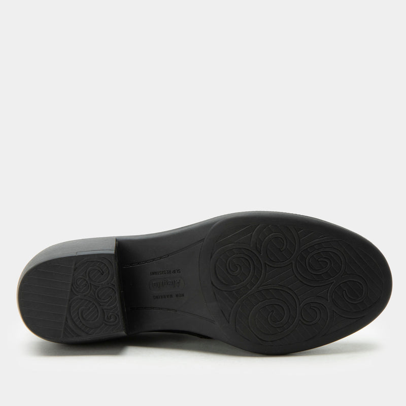 Mave Black Burnish Shoe | Alegria Shoes