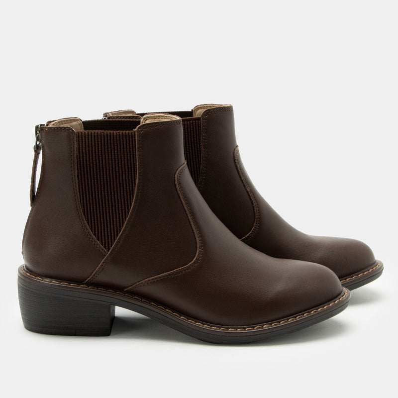 Meadow Chocolate Boot | Alegria Shoes