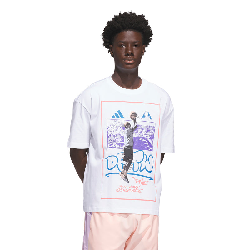 Men's Adidas Anthony Edwards DFTW Anime Tee