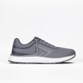 The Men's Charcoal BILLY Sport Inclusion by BILLY Footwear features a mesh upper, white sole, and subtle stripe accents, displayed from the side against a plain white background.