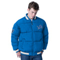 Men's Starter Detroit Lions Baseline Puffer Jacket