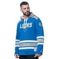 Men's Starter Detroit Lions Slap Shot Jersey