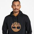 Men's Timberland Kennebec River Tree Logo Hoodie "Black Wheat"