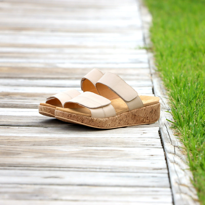 Mena Ivory Mist Sandal | Alegria Shoes