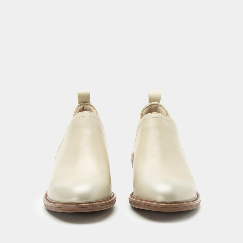 Merle Gold Cream Boot | Alegria Shoes