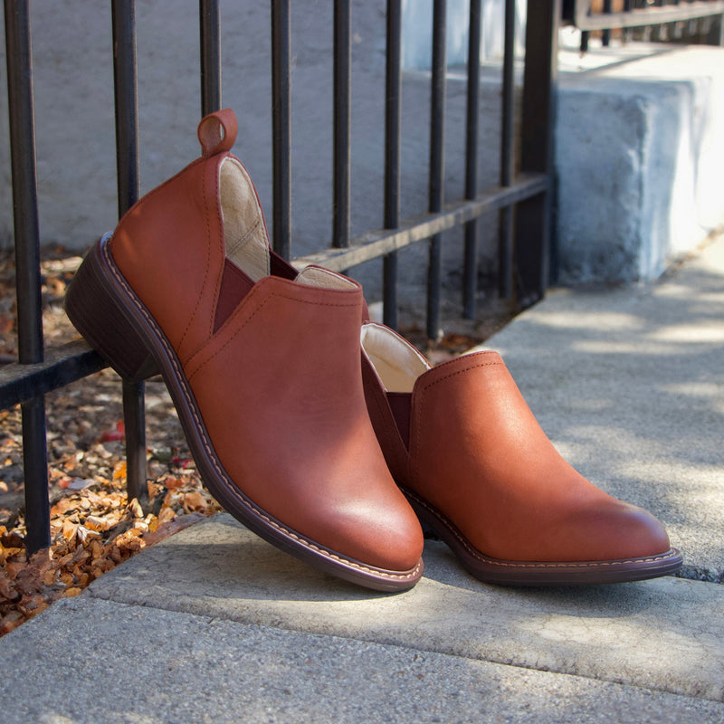 Merle Tawny Burnish Boot | Alegria Shoes