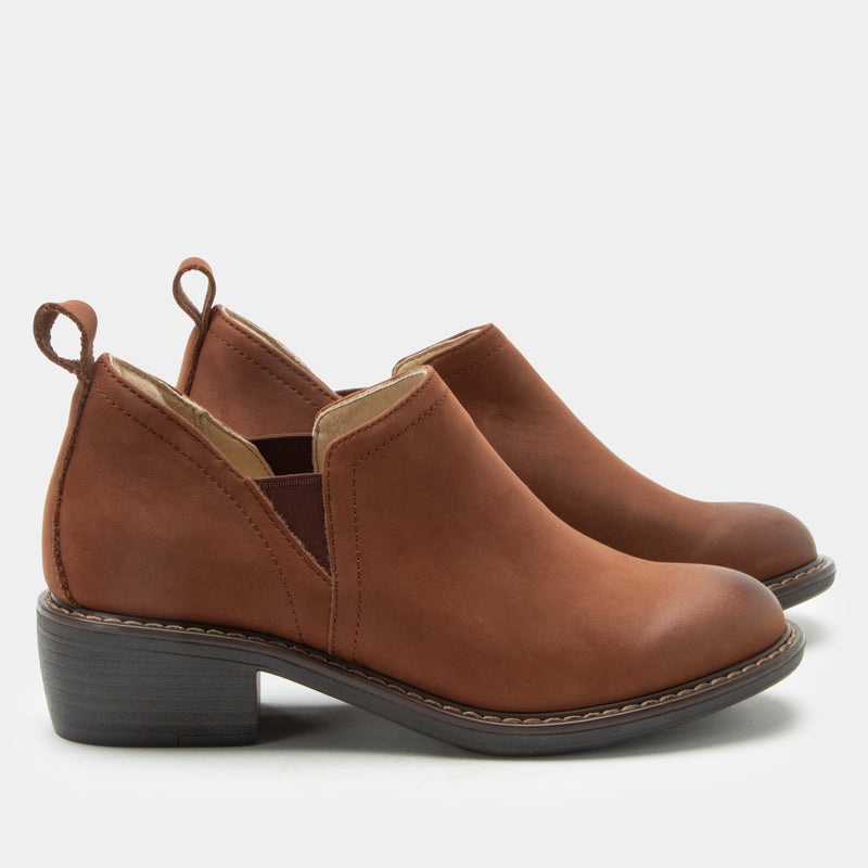 Merle Tawny Burnish Boot | Alegria Shoes