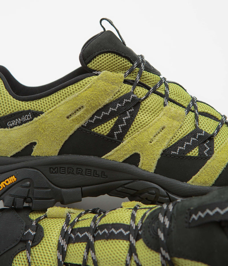 Merrell x Gramicci Moab 2 Siren Shoes in Dark Citron