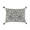 Midnight and Sand Tassel Cushion