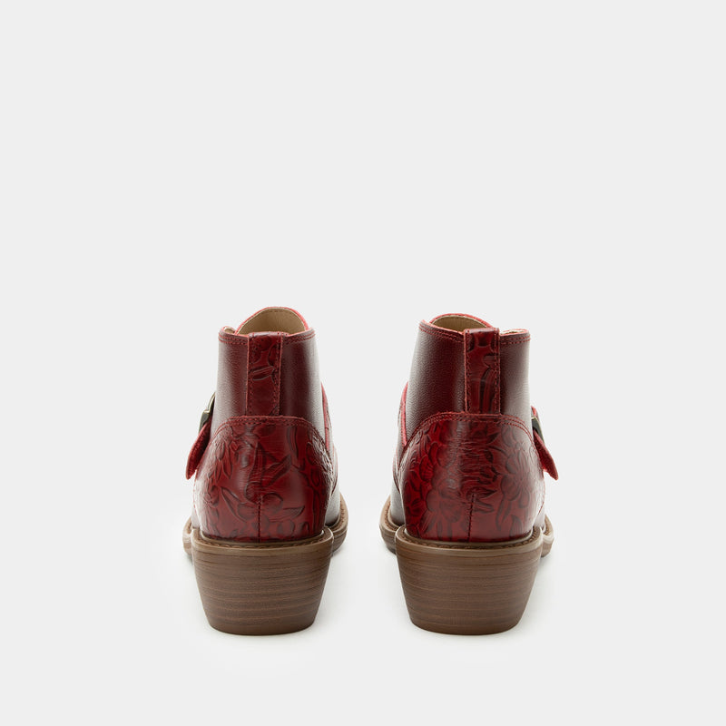 Mikki Loretta Red Boot | Alegria Shoes