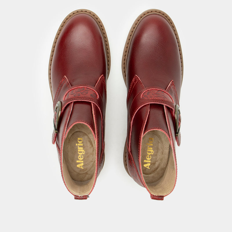 Mikki Loretta Red Boot | Alegria Shoes