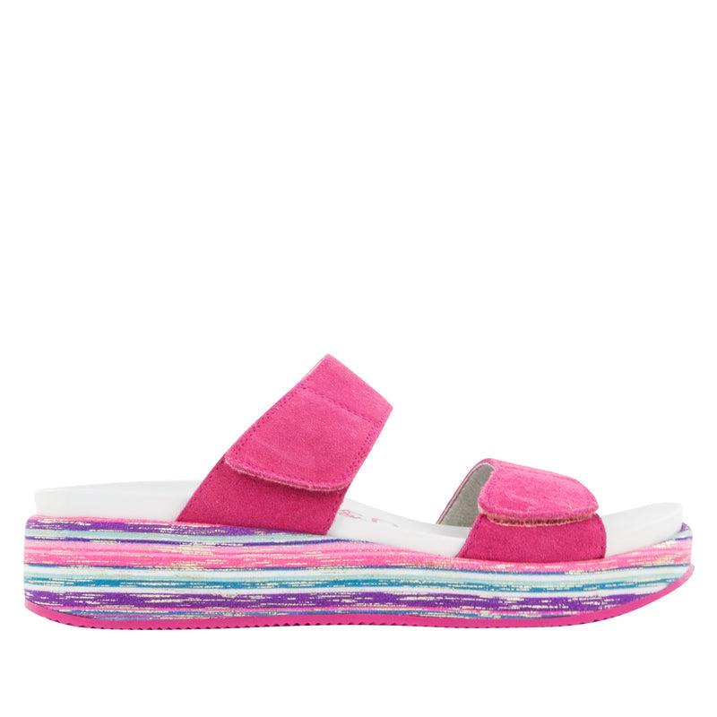 Mixie Fuchsia Party Sandal | Alegria Shoes