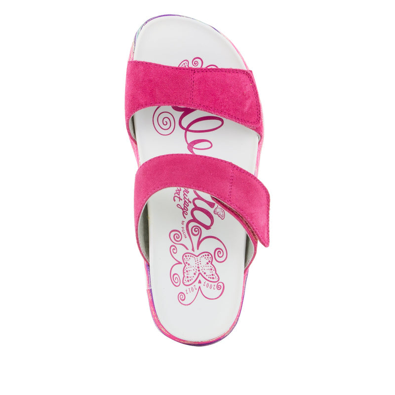 Mixie Fuchsia Party Sandal | Alegria Shoes