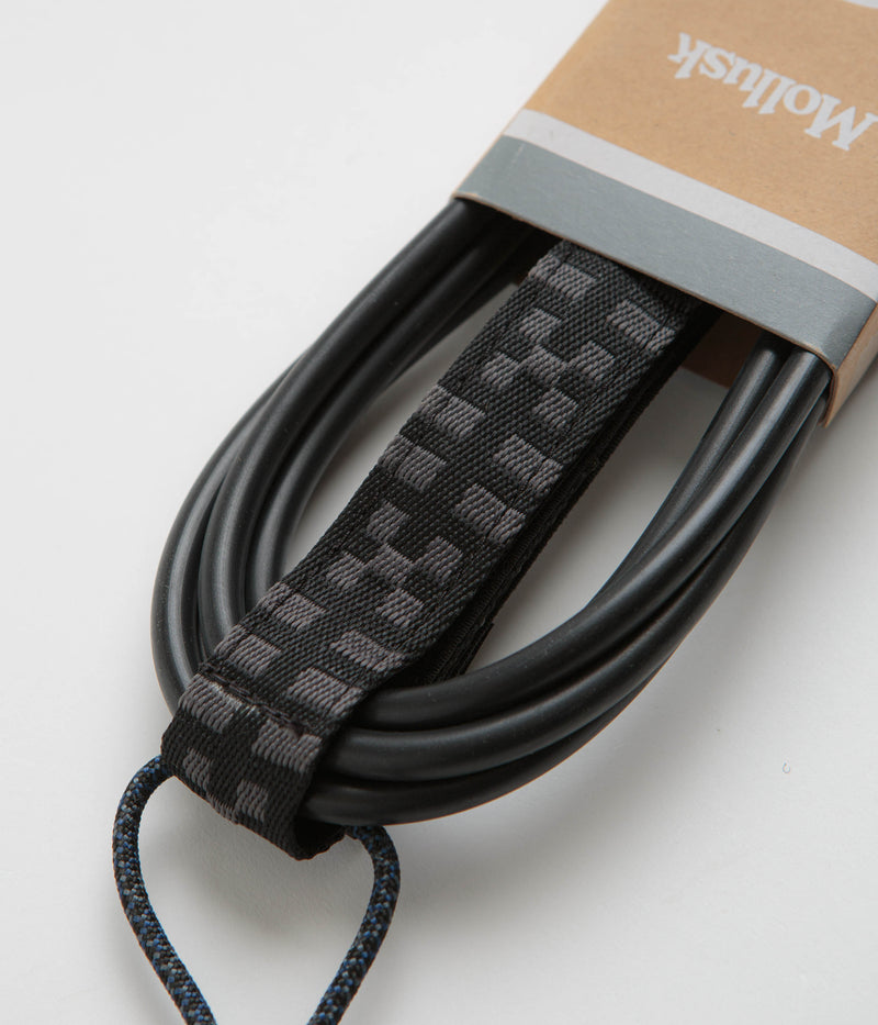 Mollusk All Round 10ft Surfboard Leash in Black