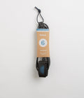 Mollusk All Round 6ft Surfboard Leash in Black