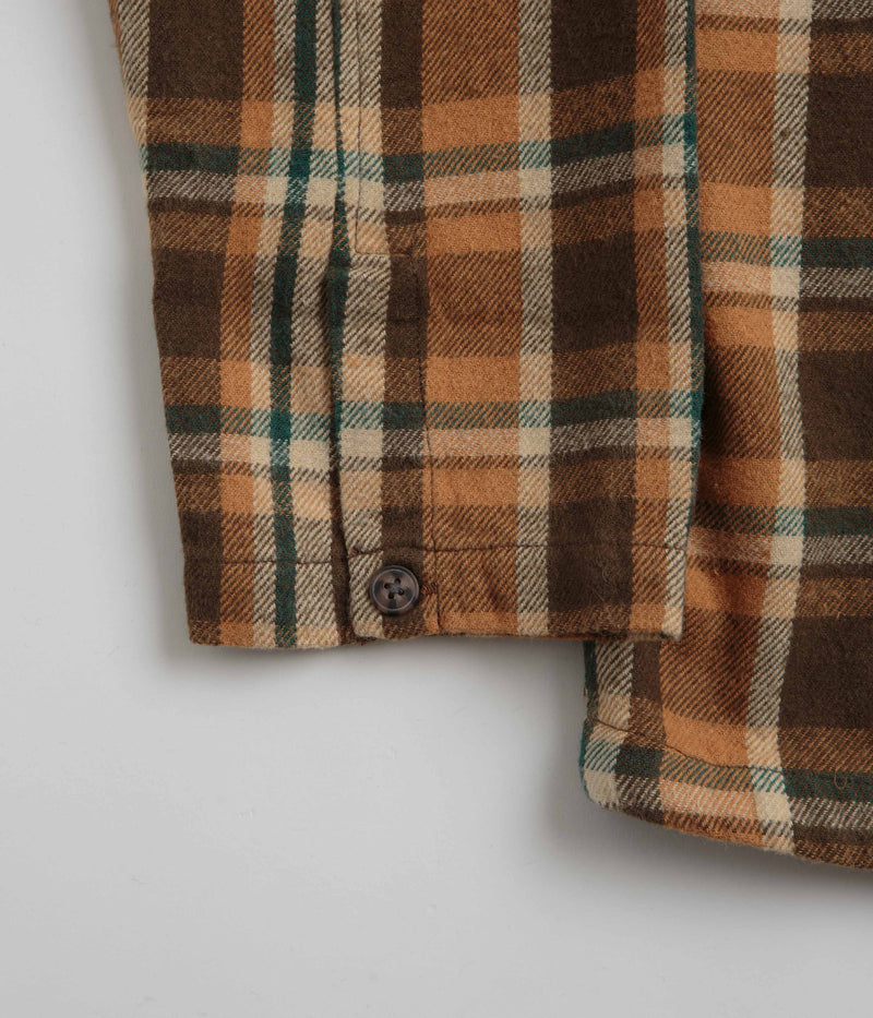 Mollusk Builder Shirt in Redwood Plaid