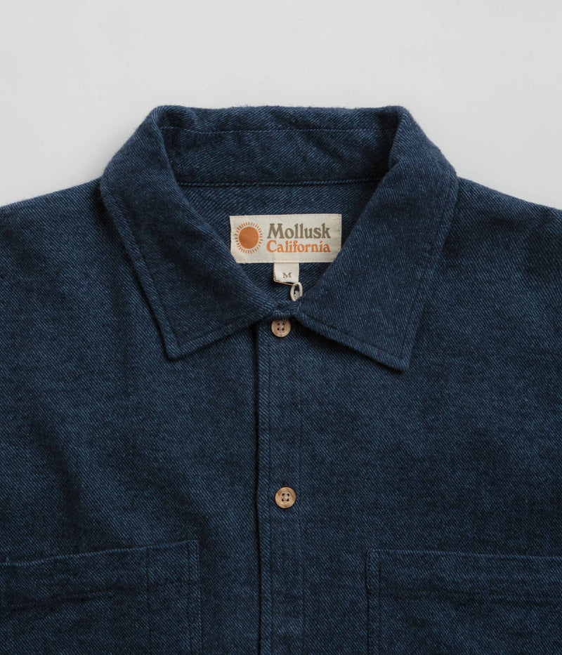 Mollusk Builder Shirt in True Blue