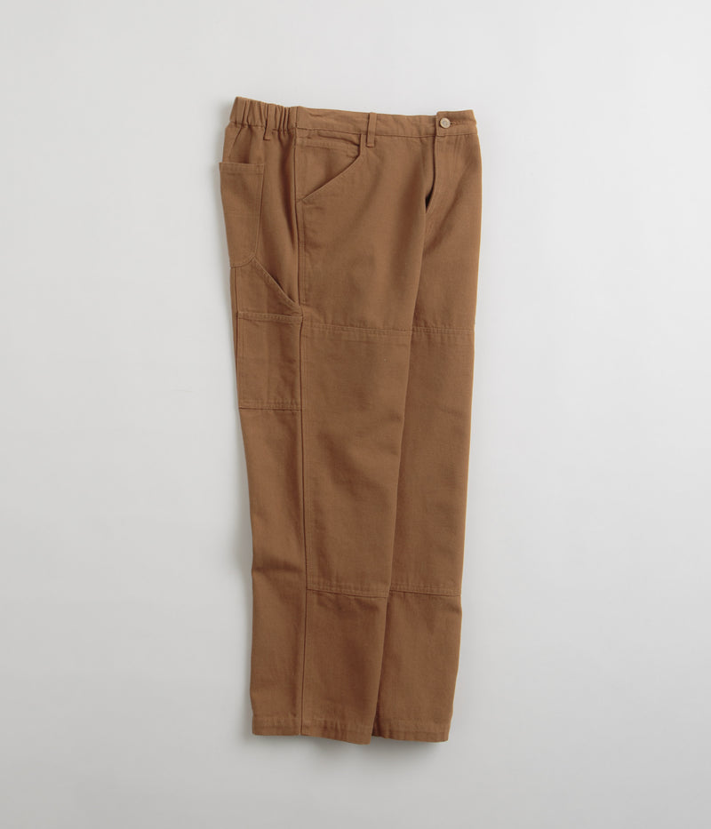 Mollusk Canvas Work Pants  in Almond