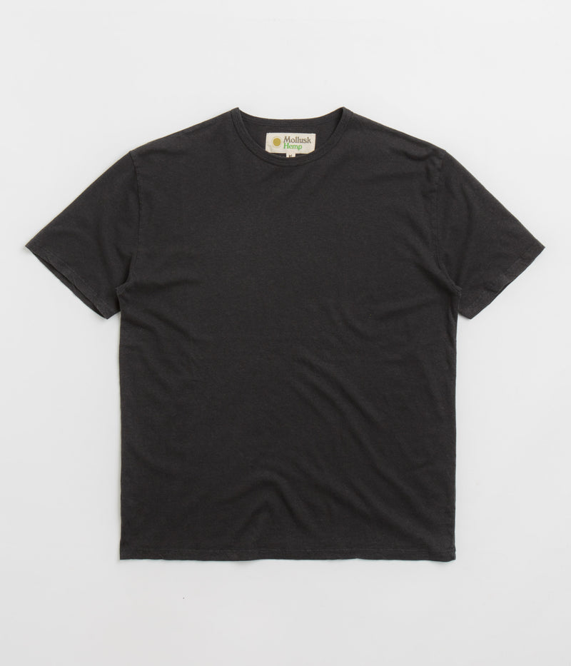 Mollusk Hemp T-Shirt in True Black