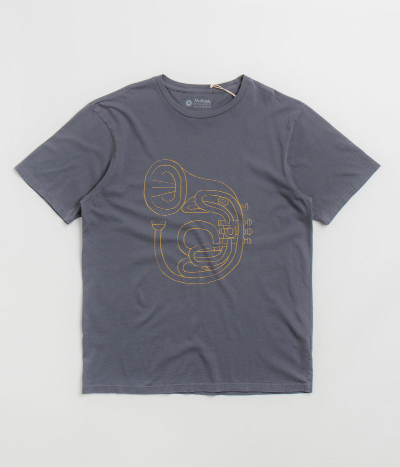 Mollusk Horny Horn T-Shirt in Faded Navy