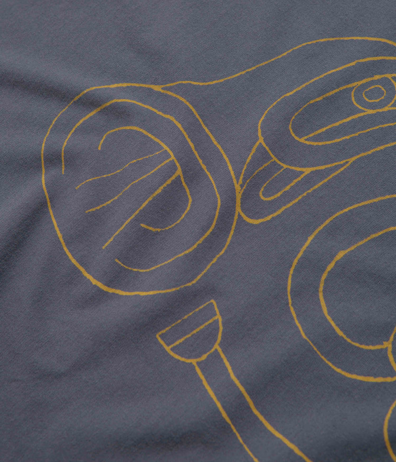 Mollusk Horny Horn T-Shirt in Faded Navy
