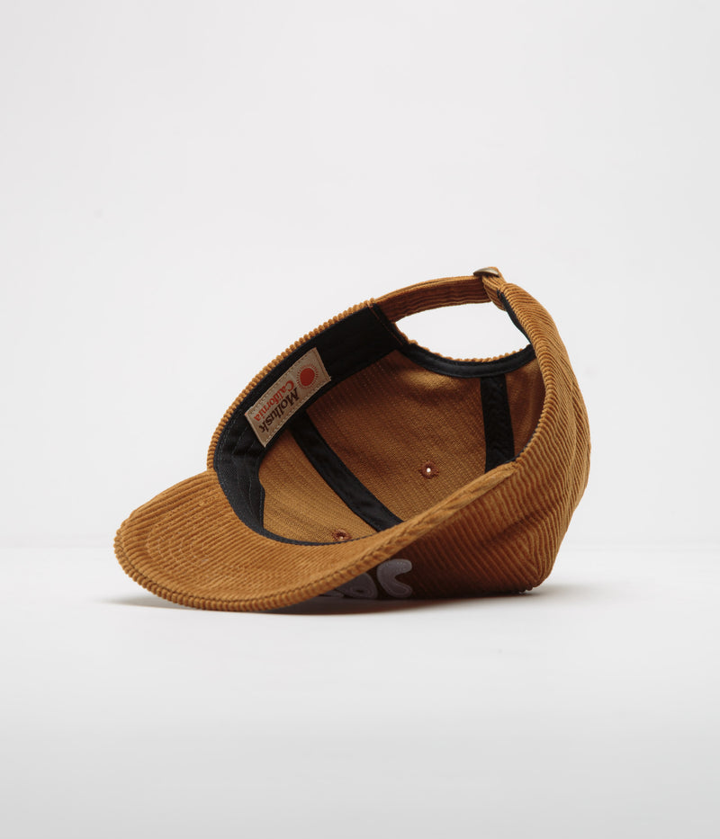 Mollusk Jazz Dad Coduroy Cap in Deep Tan