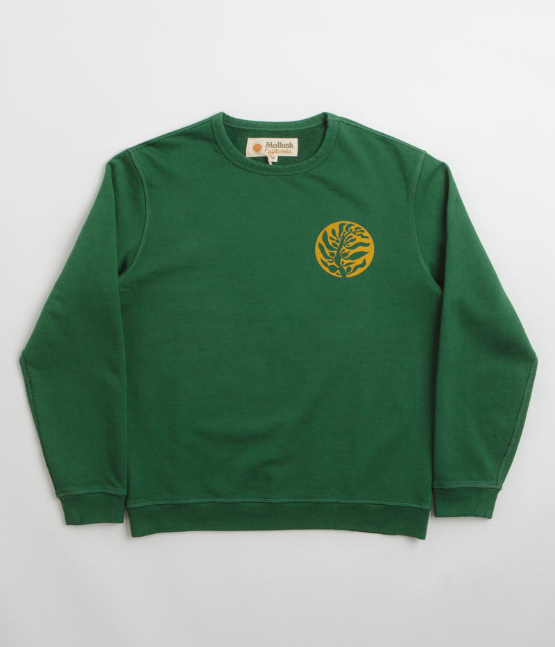 Mollusk Kelp Crewneck Sweatshirt in Rover Green