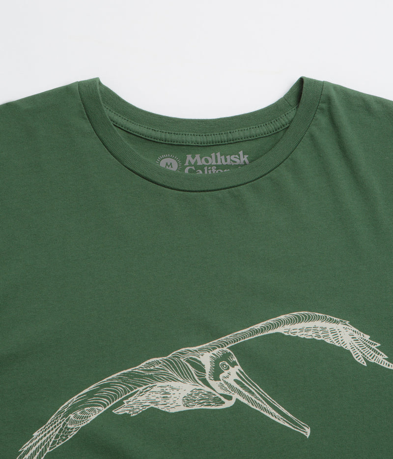 Mollusk Pelican T-Shirt in Rover Green