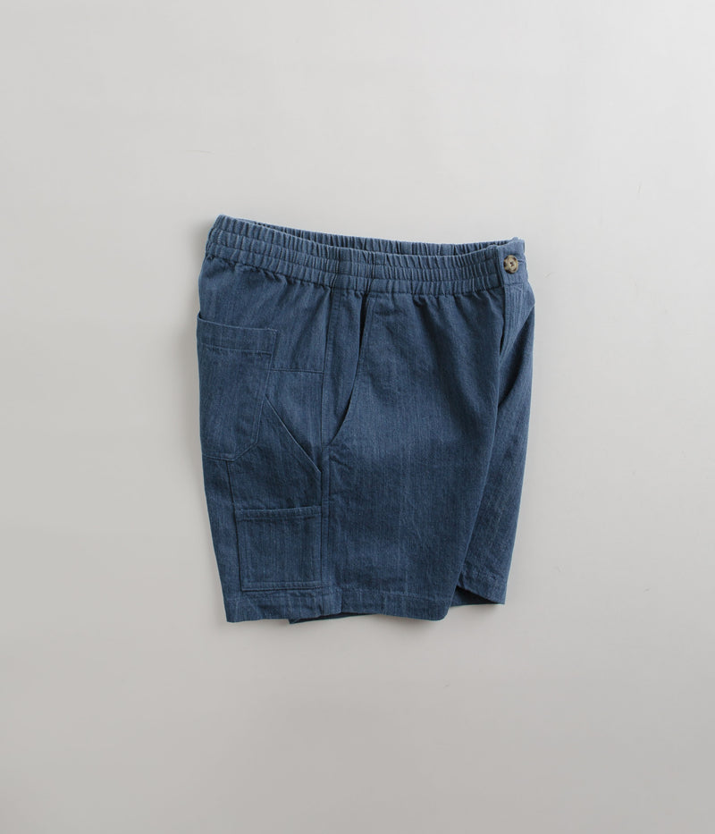 Mollusk Pinnacle Shorts in Indigo Denim