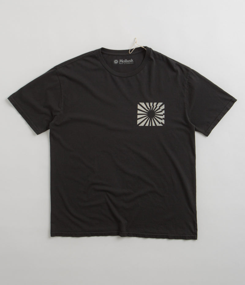 Mollusk Refraction T-Shirt in Faded Black