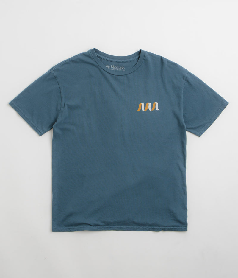Mollusk String Theory T-Shirt in Navy Indigo