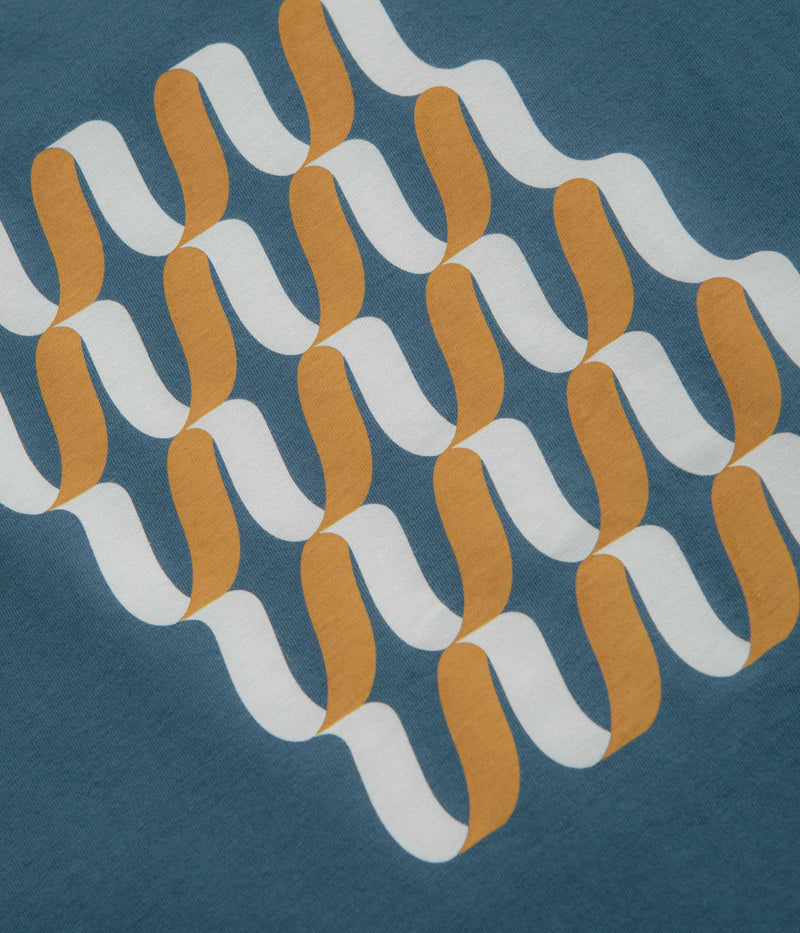 Mollusk String Theory T-Shirt in Navy Indigo
