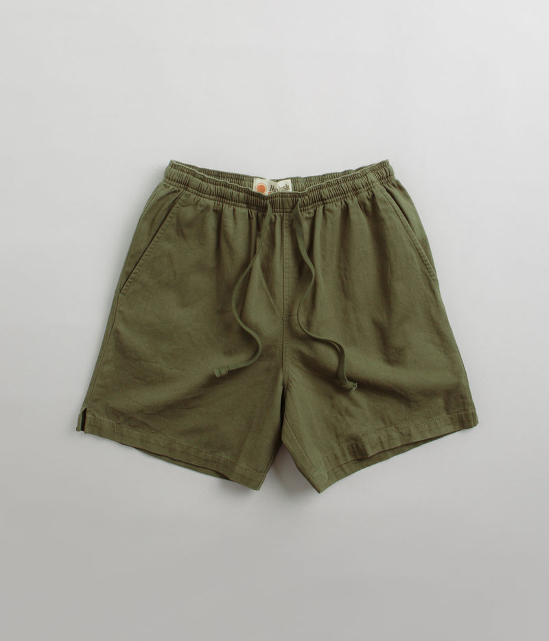 Mollusk Summer Shorts in Faded Mash Green