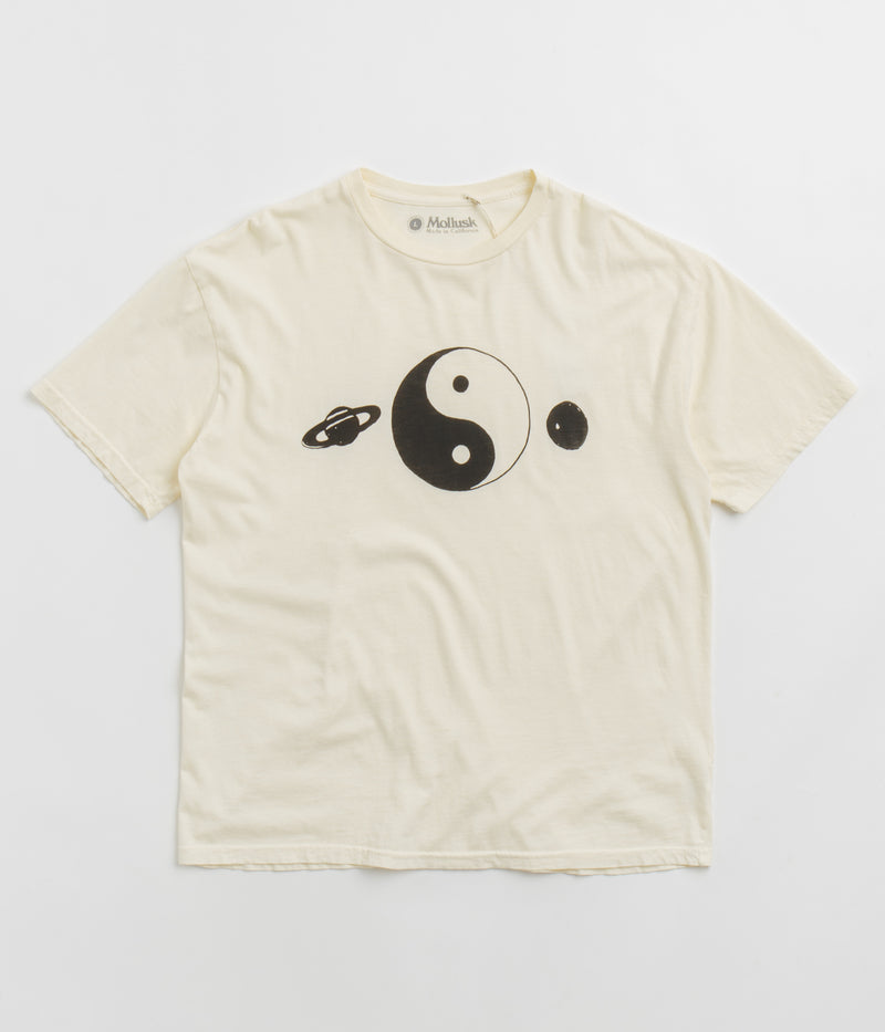 Mollusk Super Natural T-Shirt in Super Natural and Black