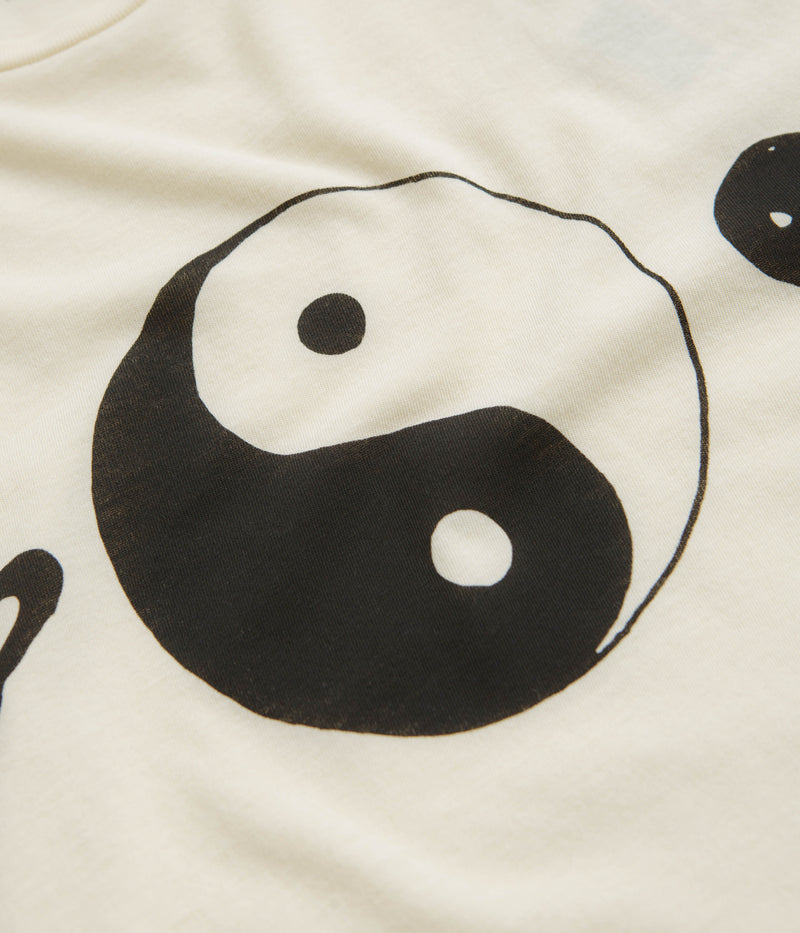 Mollusk Super Natural T-Shirt in Super Natural and Black