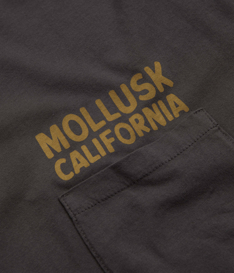Mollusk Surf Supply T-Shirt in Faded Black