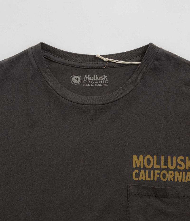 Mollusk Surf Supply T-Shirt in Faded Black