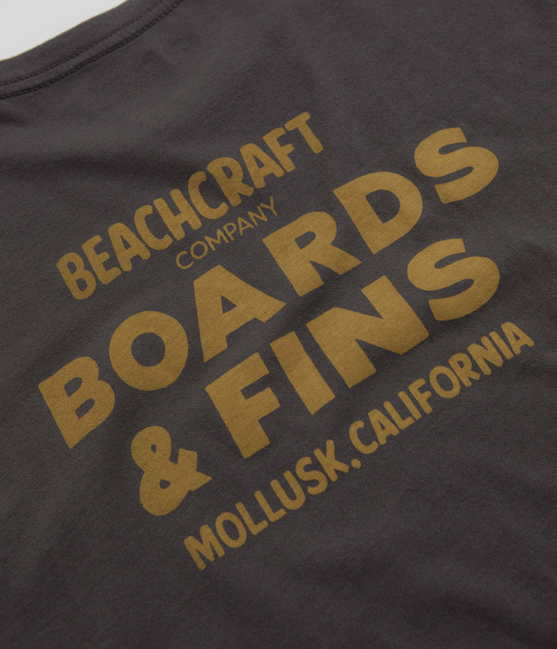 Mollusk Surf Supply T-Shirt in Faded Black