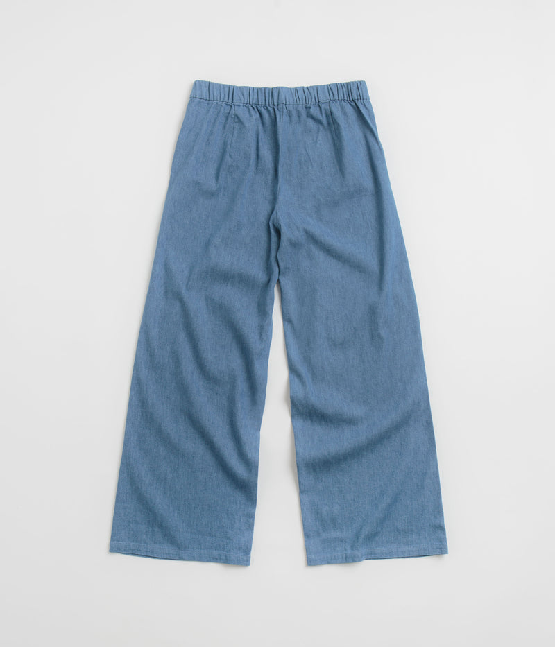 Mollusk Womens Drift Pants in Denim Chambray
