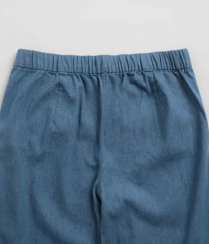 Mollusk Womens Drift Pants in Denim Chambray