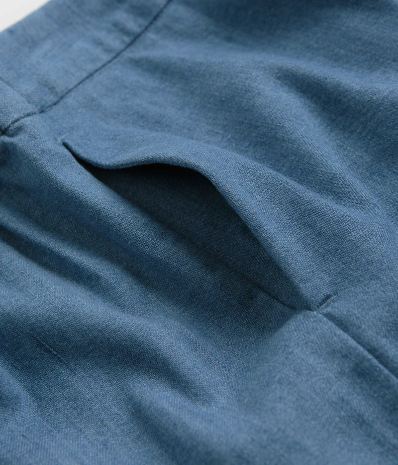 Mollusk Womens Drift Pants in Denim Chambray