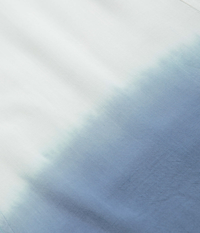 Mollusk Womens Sol Kaftan Shirt in Indigo Dip-Dye