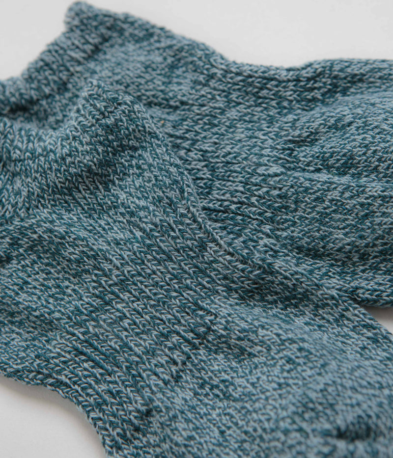 Mollusk Twist Ankle Socks in Rain