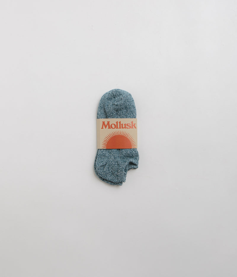 Mollusk Twist Ankle Socks in Rain