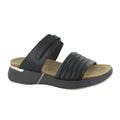 Naot Vesta Slide Sandal (Women) - Soft Black Leather Sandal - Slide - The Heel Shoe Fitters