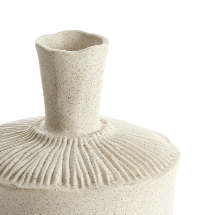 vase deco 16x22 cm neira ceramics cream