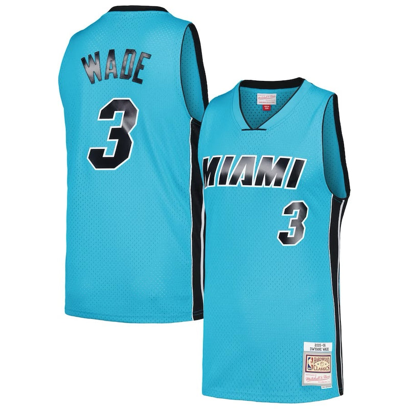 NBA NEON TROPICAL SWINGMAN JERSEY HEAT 2005 DWYANE WADE