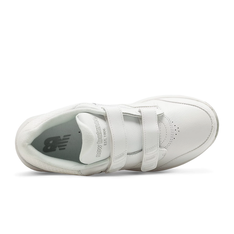 New Balance 928 v3 Hook & Loop Walking Shoe (Women) - White/White Athletic - Running - The Heel Shoe Fitters