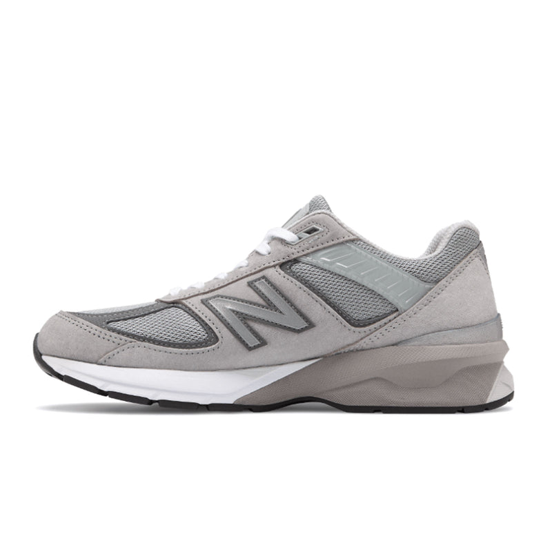 New Balance Made in USA 990 v5 Running Shoe (Men) - Grey/Castlerock Athletic - Running - Stability - The Heel Shoe Fitters
