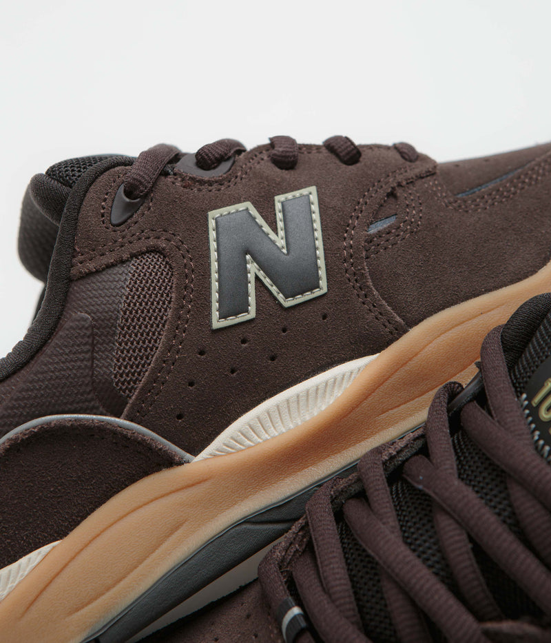 New Balance Numeric 1010 Tiago Lemos Shoes in Brown and Gum